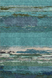 dalyn trevi tv8 teal rug