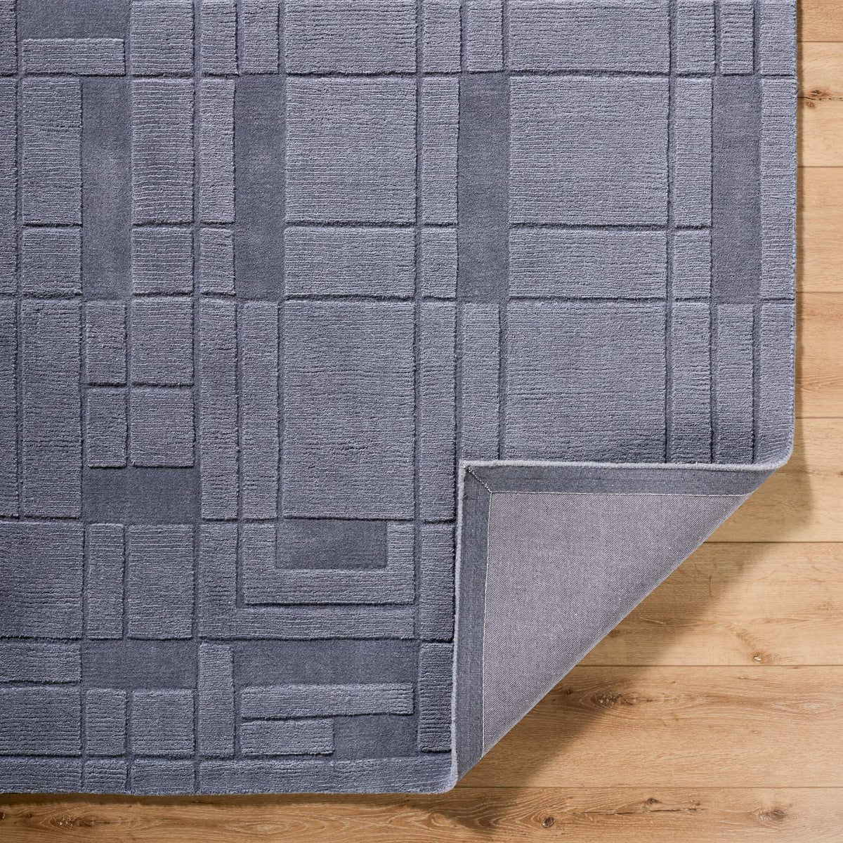 surya luxuries flw 2302 slate gray rug