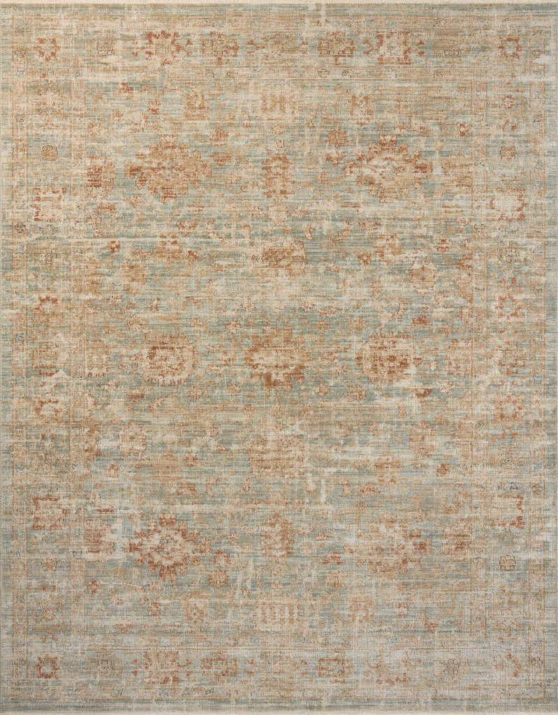 loloi rugs heritage her 06 aqua terracotta rug