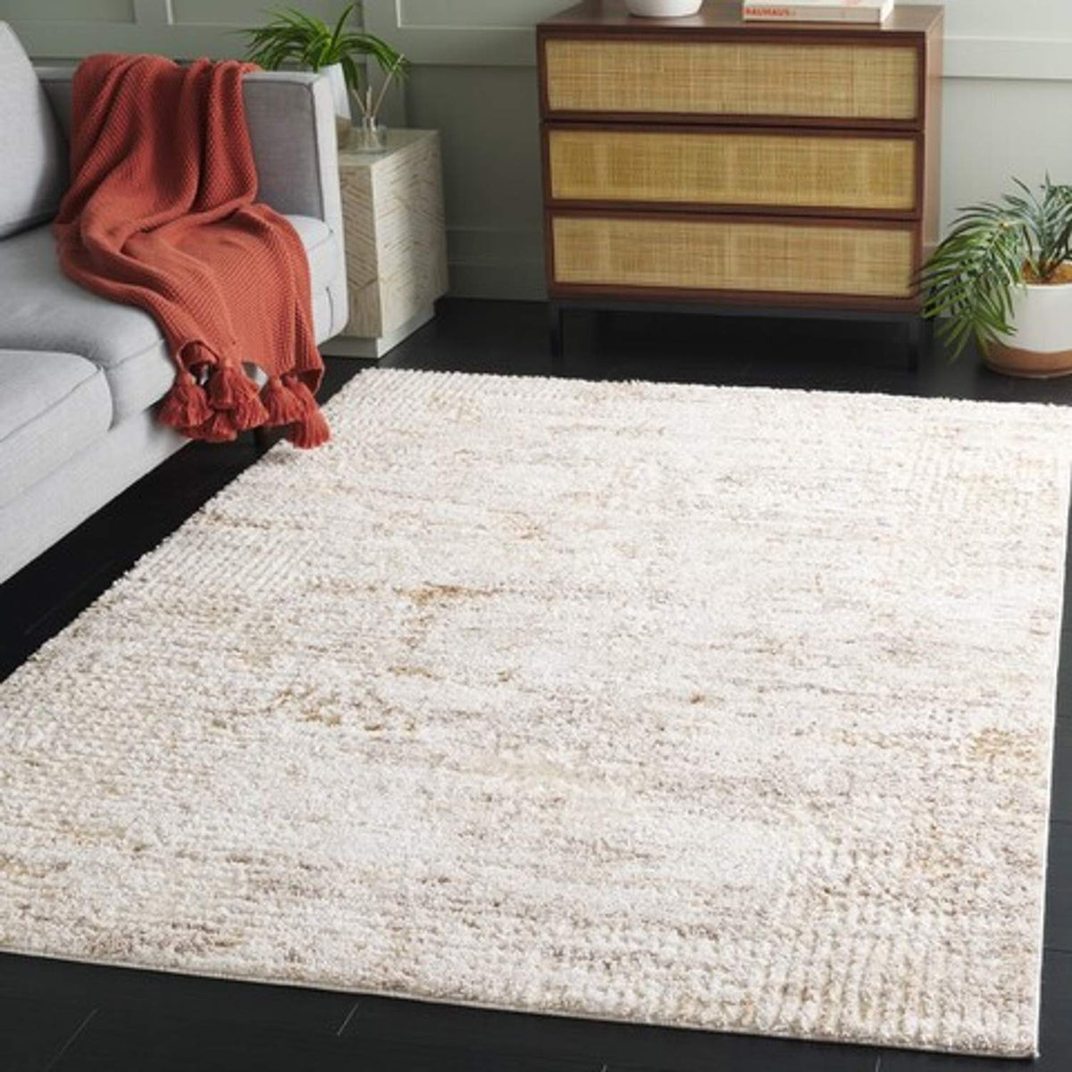 safavieh clearance ravine shag rve356b beige rug