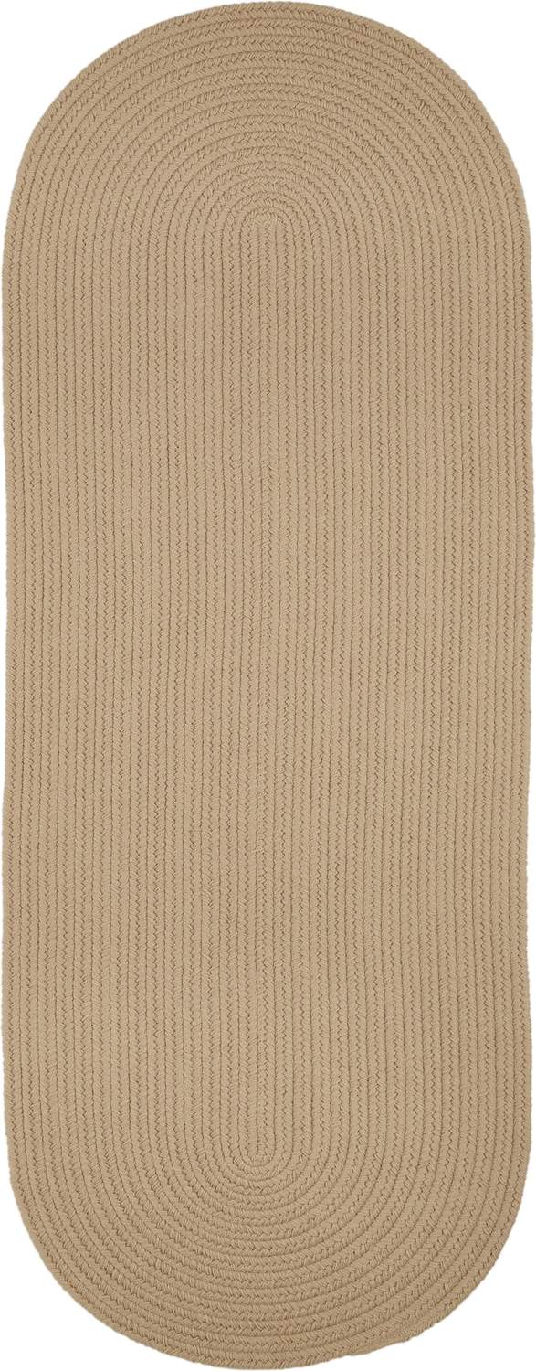 rhody solid poly s003 beige rug