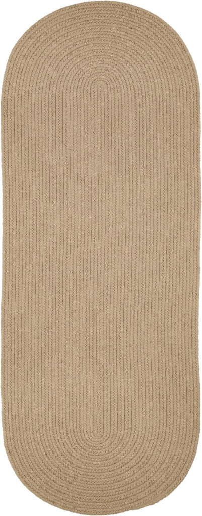 rhody solid poly s003 beige rug