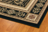 dynamic rugs legacy 58021 090 black rug