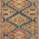 capel charleigh kazak 1206 azure multi rug