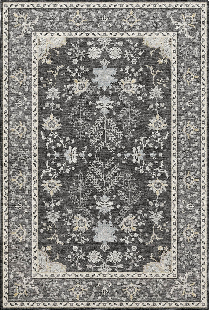 dalyn hatay hy9 charcoal rug