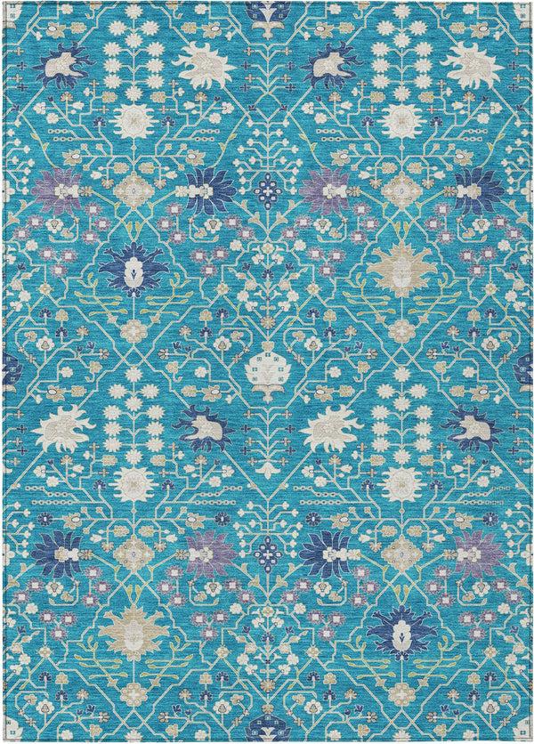 addison chantille acn1009 teal rug