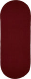 rhody solid wool s121 barn red rug