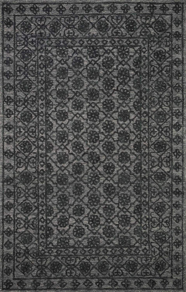 loloi rugs cecelia cec 01 smoke dark grey rug