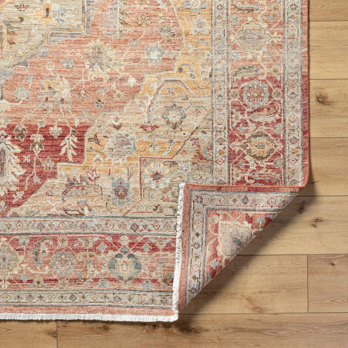 surya khorasan kho 2301 crimson rug