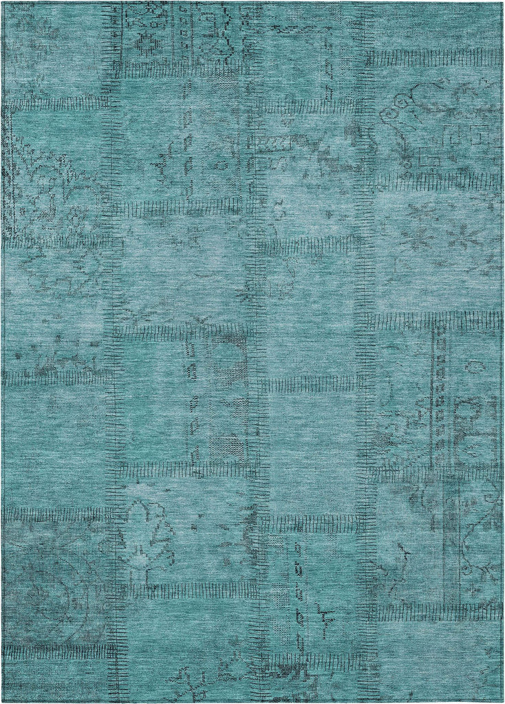addison chantille acn685 teal rug