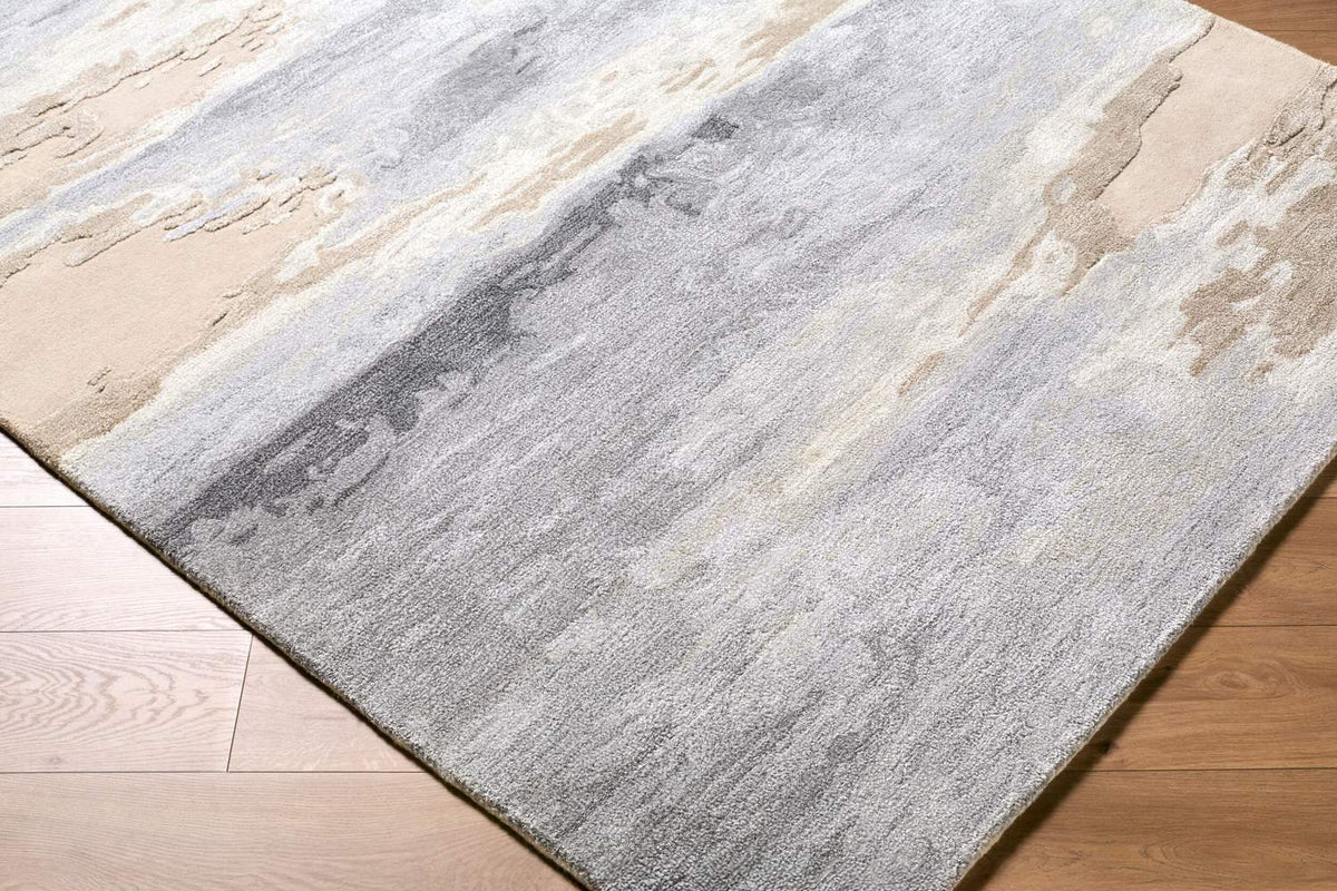 surya hiroshima hio 2301 slate gray rug
