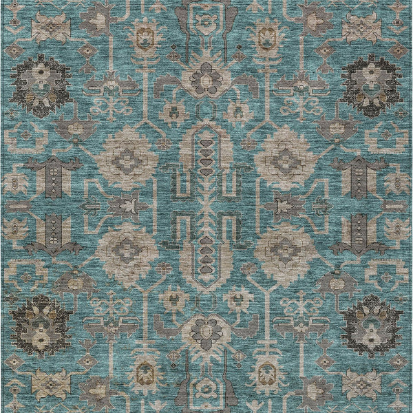addison chantille acn697 teal rug