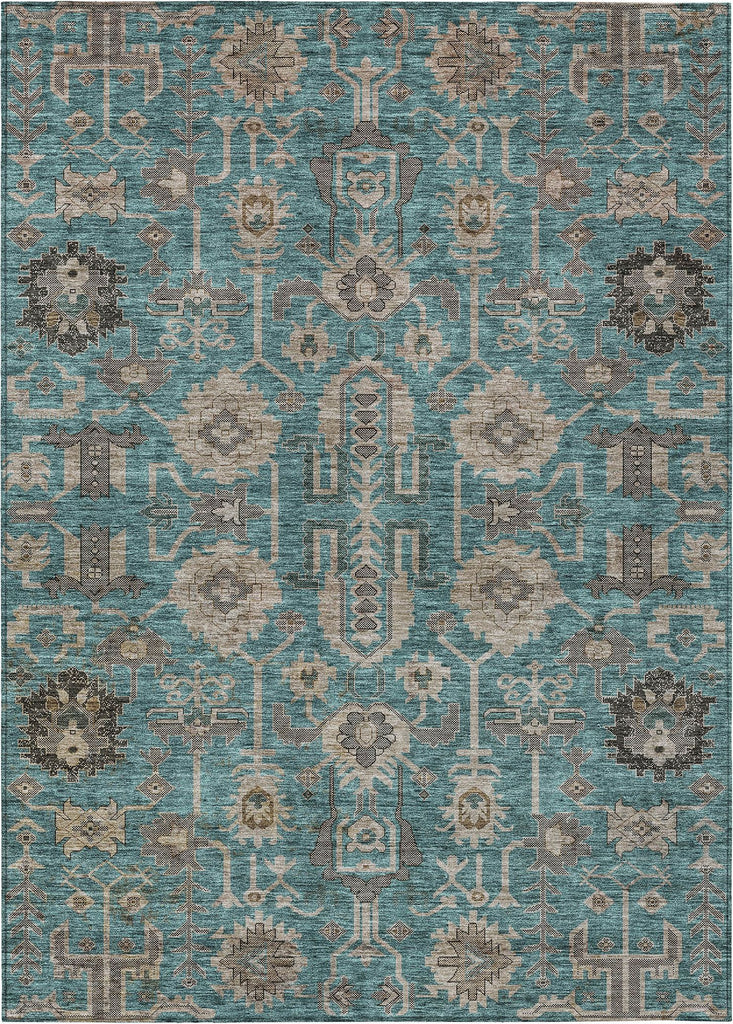 addison chantille acn697 teal rug
