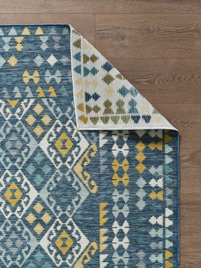 kas oriental dahlia 1402 blue rug