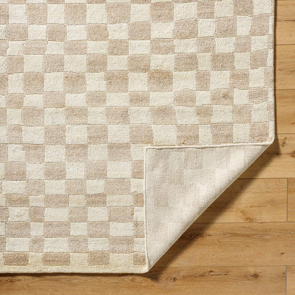 surya damier dmi 2303 ivory rug