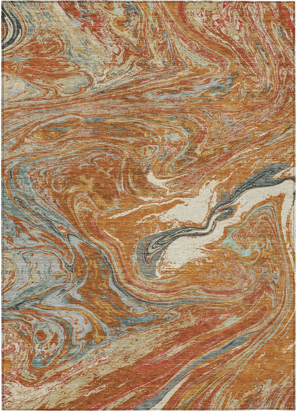 addison chantille acn1061 paprika rug