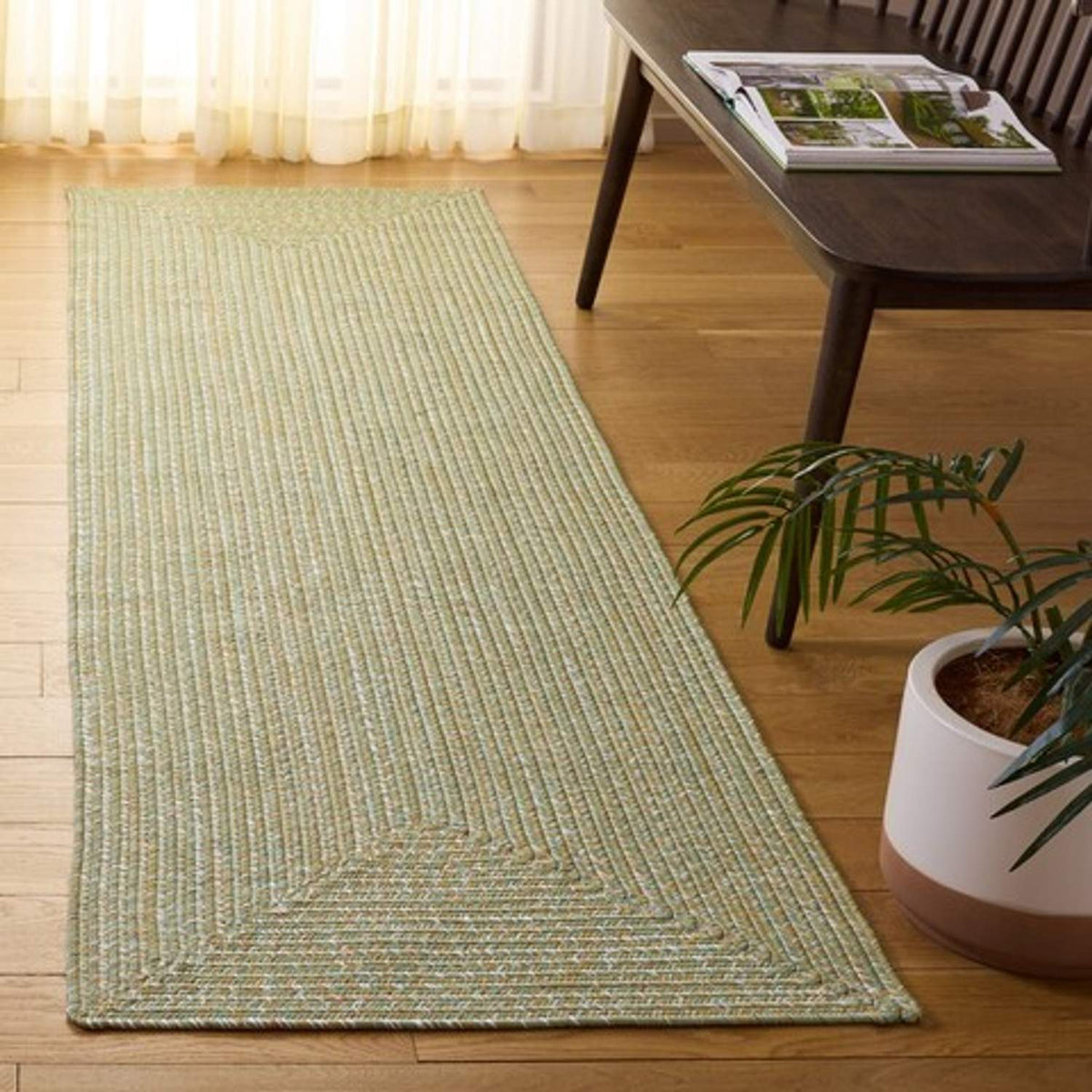safavieh clearance braided bra260w light green rug