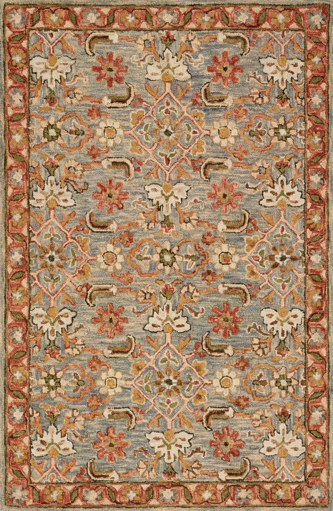 loloi rugs victoria vk 10 slate terracotta rug