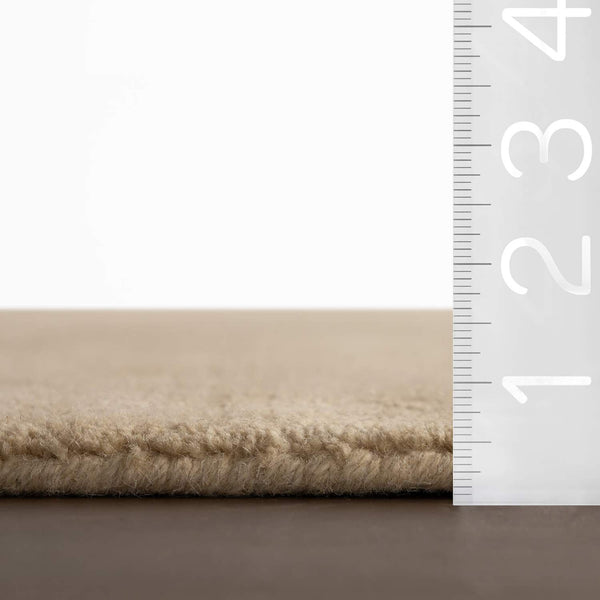dash albert gania da2536 ivory loom knotted wool rug