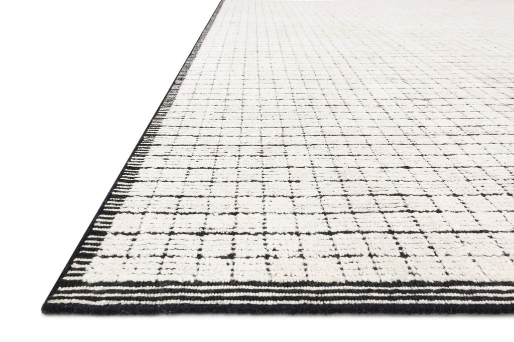 loloi rugs beverly bev 01 ivory black rug