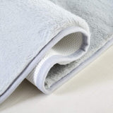 safavieh clearance faux rabbit fur frf976g silver rug