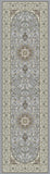 dynamic rugs ancient garden 57119 4646 steel blue rug