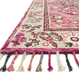 loloi rugs zharah zr 05 raspberry taupe rug