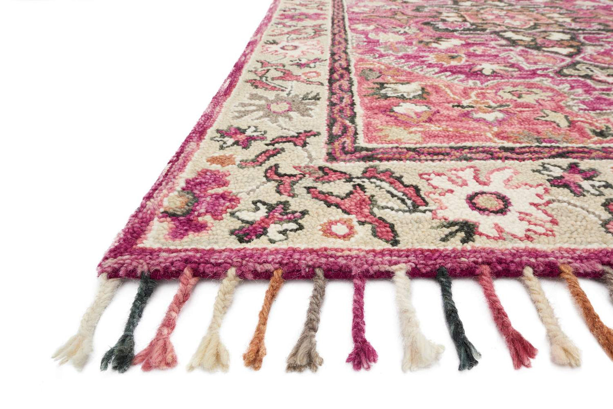 loloi rugs zharah zr 05 raspberry taupe rug