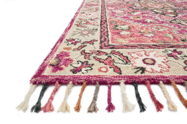 loloi rugs zharah zr 05 raspberry taupe rug