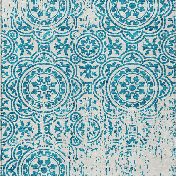 addison chantille acn758 teal rug
