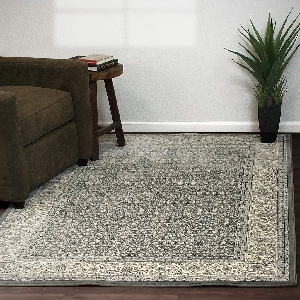 dynamic ancient garden 57011 5666 grey rug