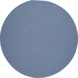 rhody solid wool s103 blue bonnet rug
