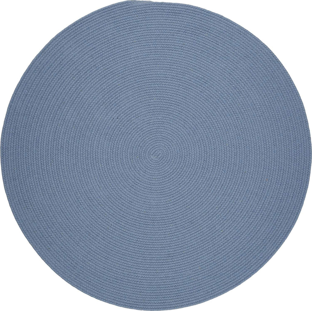 rhody solid wool s103 blue bonnet rug