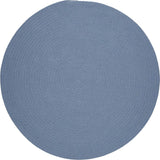 rhody solid wool s103 blue bonnet rug