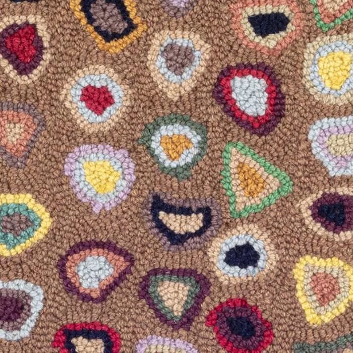 dash albert cats paw rda014 brown rug