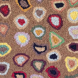 dash albert cats paw rda014 brown rug