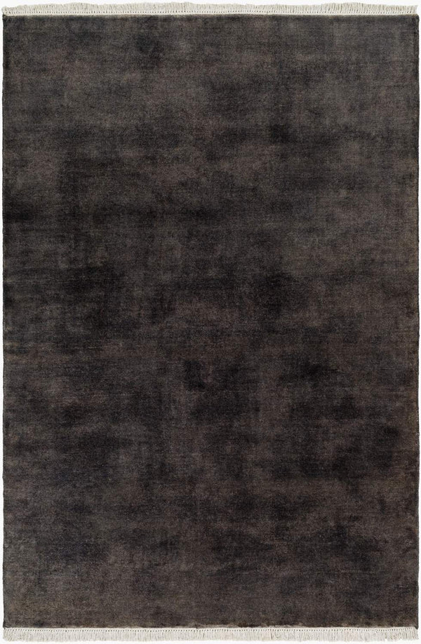 surya evergreen evg 2302 black rug