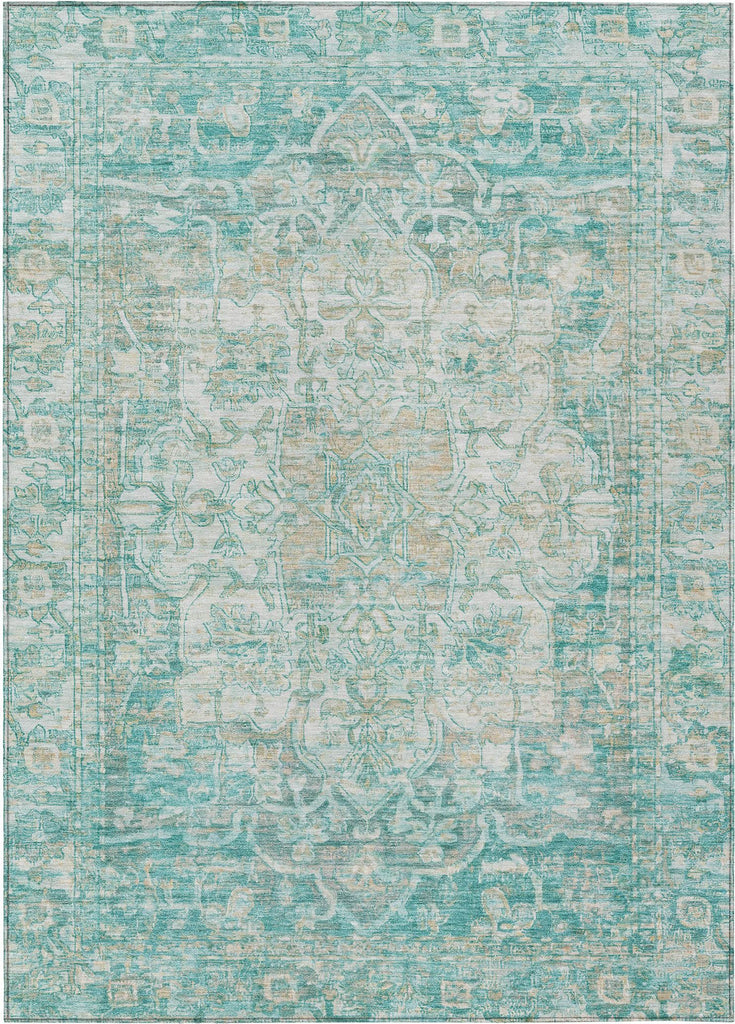 addison chantille acn1728 teal rug