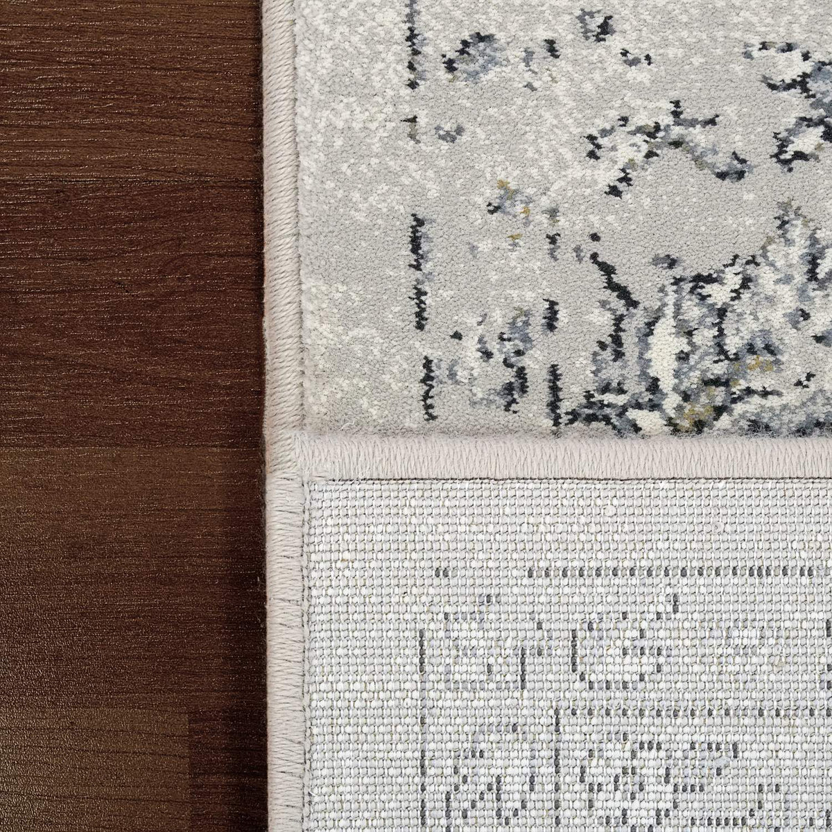 dynamic rugs ancient garden 57136 9696 silver rug