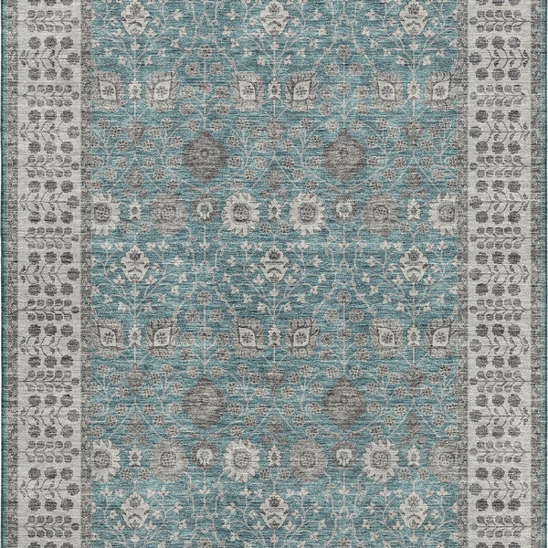 dalyn hatay hy8 teal rug