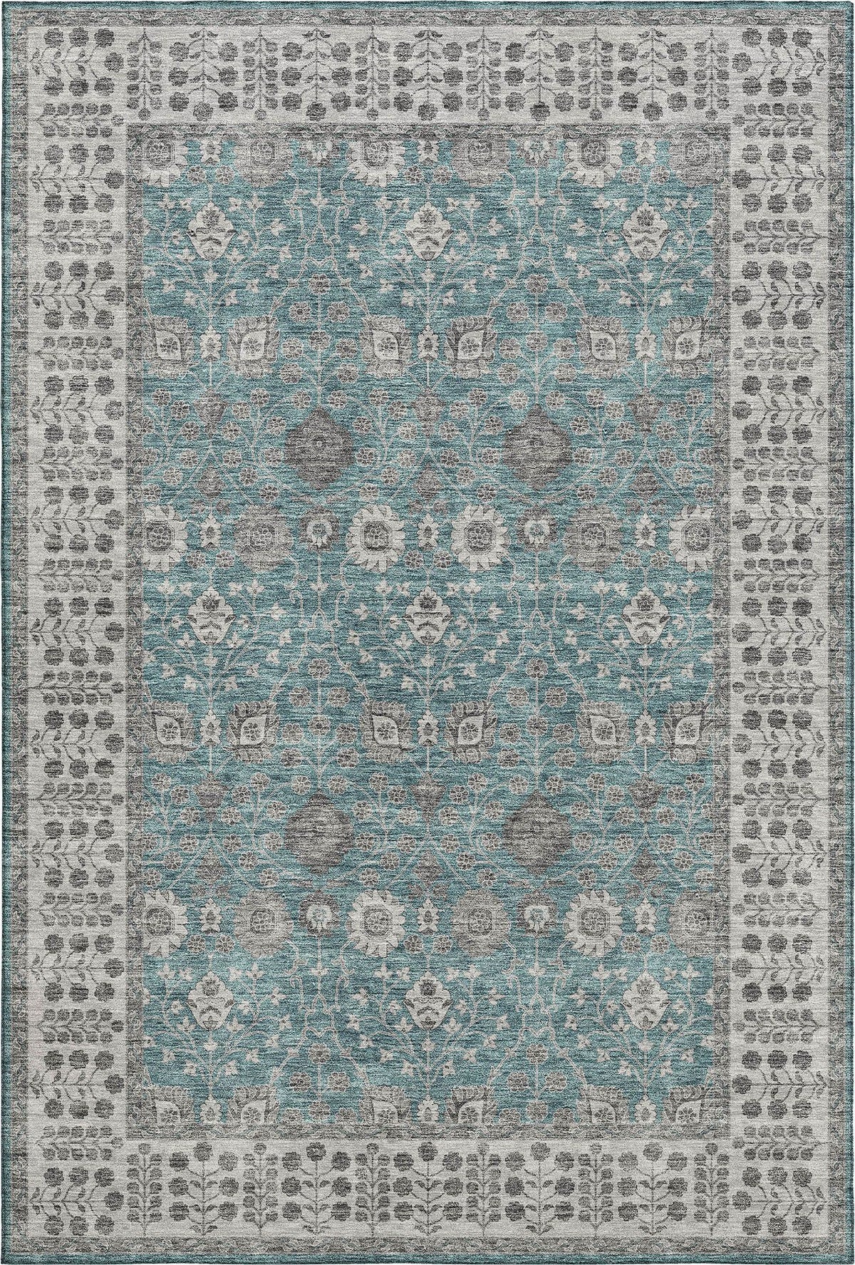 dalyn hatay hy8 teal rug