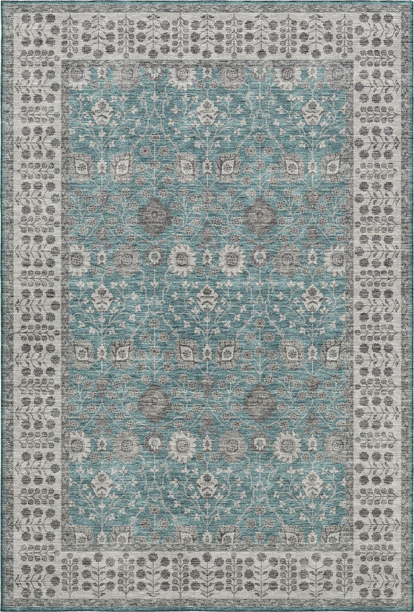 dalyn hatay hy8 teal rug