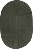 rhody solid wool s129 dk sage rug