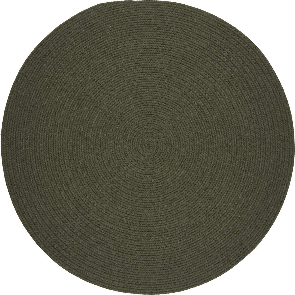 rhody solid wool s129 dk sage rug