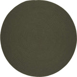 rhody solid wool s129 dk sage rug