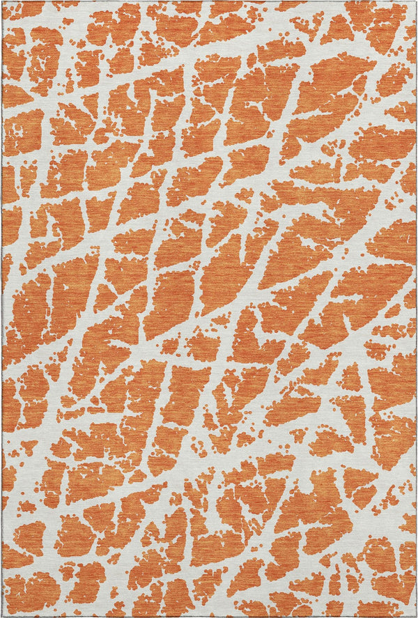 addison mayfield amf501 orange rug