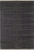 dash albert herringbone da970 black rug