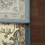 dynamic rugs ancient garden 57365 5464 light blue rug