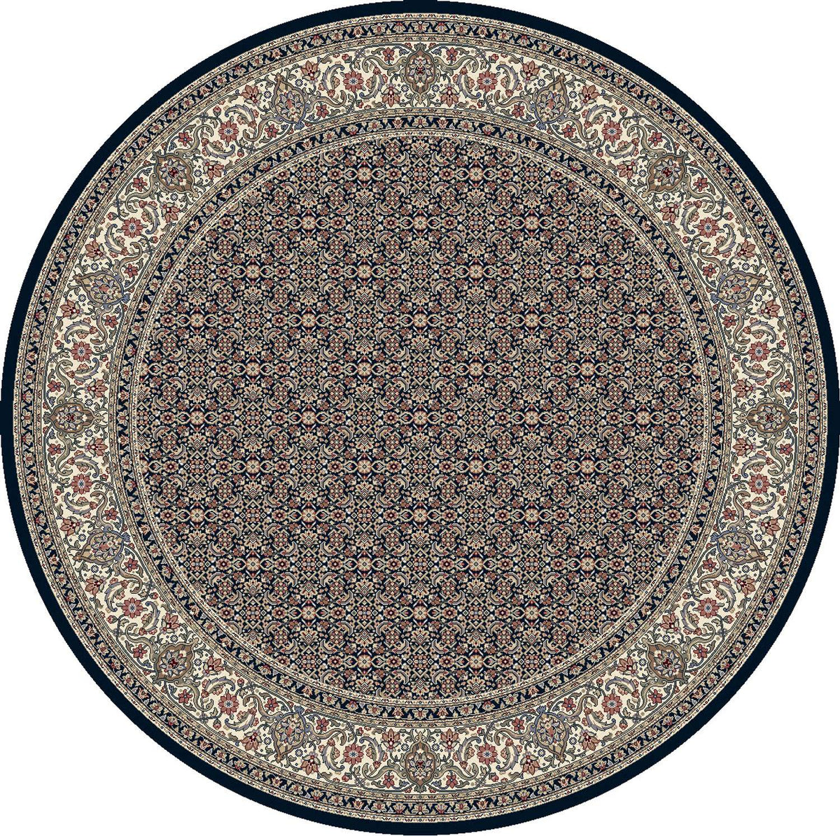 dynamic rugs ancient garden 57011 3464 navy rug