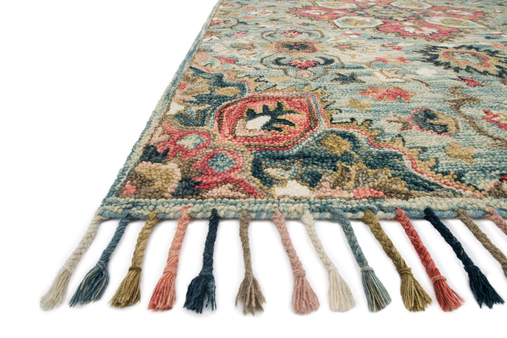 loloi rugs zharah zr 13 light blue multi rug